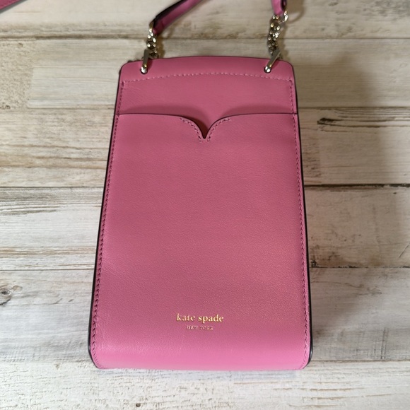 Pink Kate Spade Small Crossbody Spade Turnlock - Picture 6 of 7